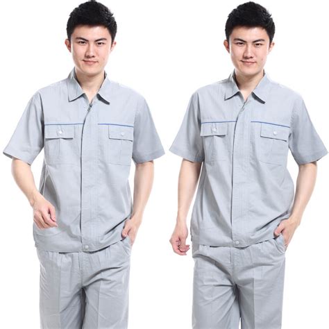 10sets Protective Clothing Set Male Tooling Uniform Workwear Thin Men