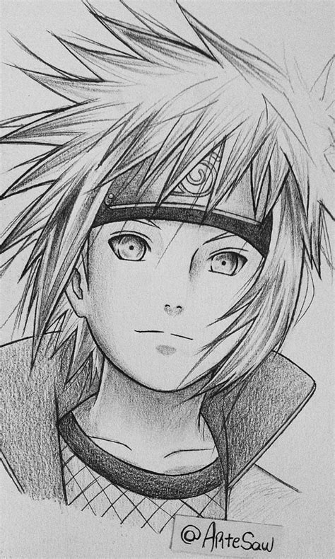 Anime Drawing Boy Naruto Blogjornalismointerativo
