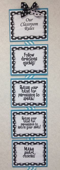 Whole Brain Teaching Chevron And Polka Dot Classroom Rules From