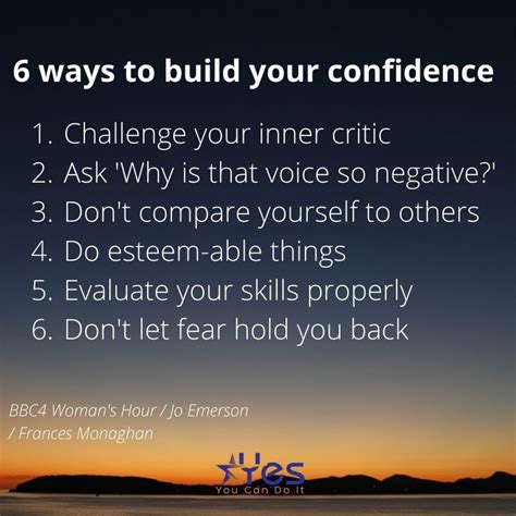 6 Ways To Build Your Confidence Yes You Can Do It