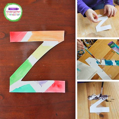 Letter Z Craft Z Is For Zebra The Kindergarten Connection