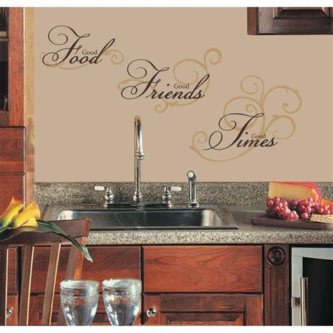 roommates good food peel  stick wall decal rmkscs