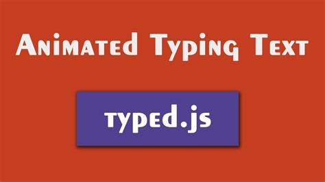 Animated Typing Text How To Use Typedjs Cspoint Youtube