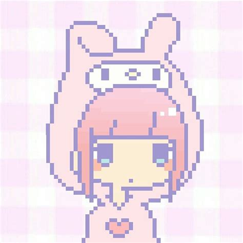 Aesthetic Anime Cute Pixel Art Grid Pixel Art Grid Gallery