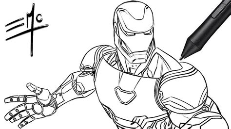 10 Iron Man Mark 50 Coloring Page | Image a dessiner, Iron man