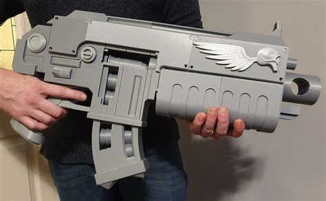 3d Printed True To Scale Warhammer 40k Bolter Prop Cosplay Etsy Uk