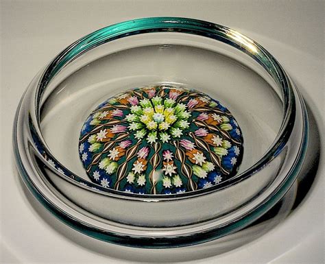 Perthshire Glass {scotland} Paperweight Dish Many Paperweight Makers Also Incorporate