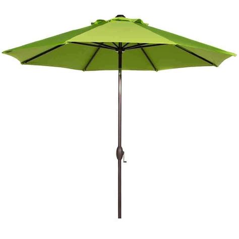 Abba Patio 9 Ft Outdoor Market Umbrella With Auto Tilt And Crank
