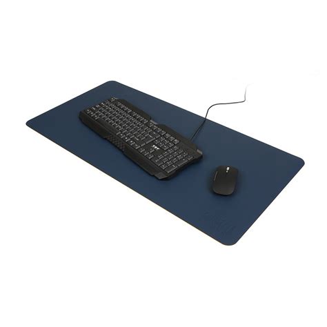Its dark mocha color and hefty weight give it a sense of importance, while its large size makes it more than substantial enough for any workspace. BUBM PU Leather Protector Pad Mouse Pad Mat Desk Writing ...