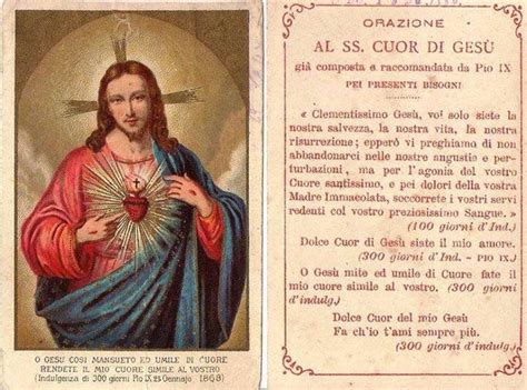 Preghiera Al Sacro Cuore Di Gesù Gesù Preghiera Preghiere