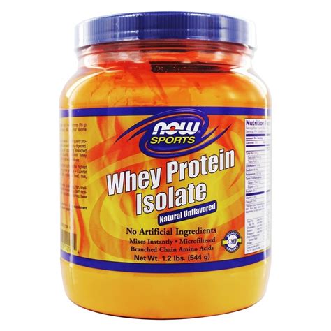 Now Foods Whey Protein Isolate 100 Pure Natural Unflavored 12 Lbs