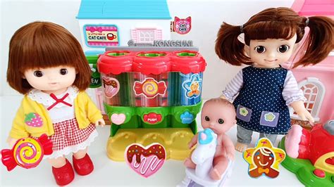 Baby Doll Pretend Play A Candy Store With Fantastic Toy Youtube