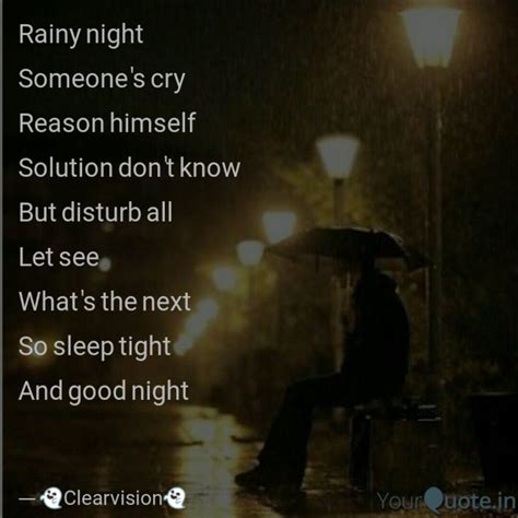 Good Night Rainy Night Quotes Daily Quotes