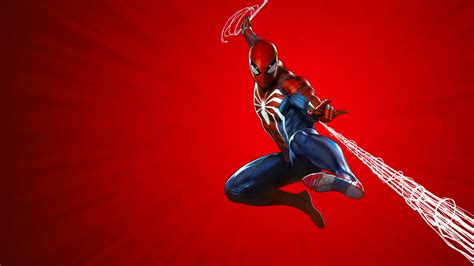 Spider Man Ps4 Wallpaper Ps4 4k Spiderman Spider Man Wallpapers Pro Games Suit Advanced Game