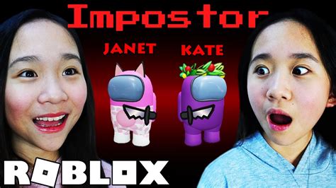 janet and kate were both imposters every round roblox crewmates youtube