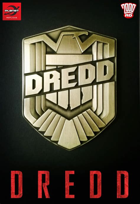 Cellar Of Dredd Dredd Movie Comic Badge By Planet Replicas