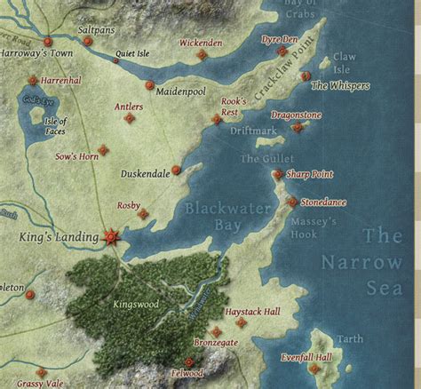 Dragonstone On Map Of Westeros Maps Of The World