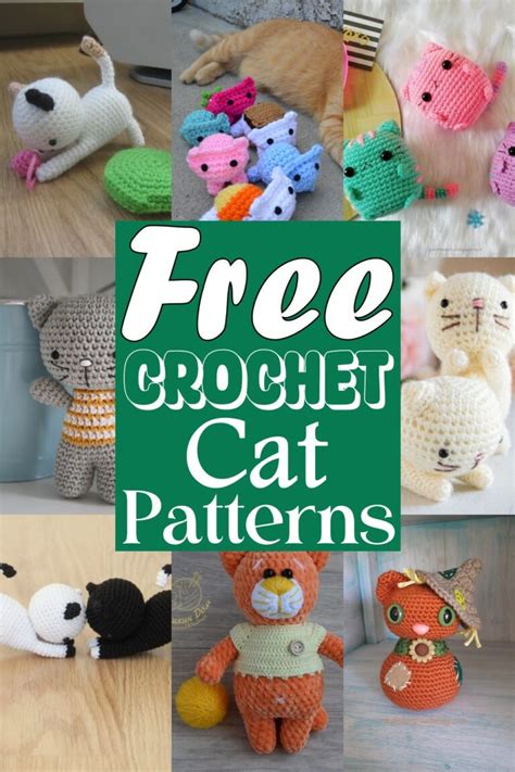 45 easy free crochet cat patterns for amigurumi lovers diyncrafty