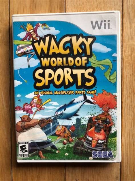 Wacky World Of Sports Nintendo Wii 2009 Complete Cib Manual