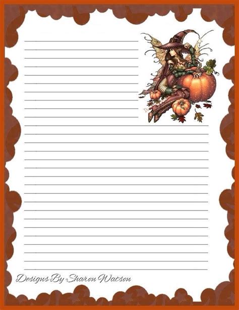 Printable writing paper with seasonal designs make your correspondence as welcome as greeting cards. Pin by Carmen Castañón Solís on papel de carta | Pinterest | Writing paper