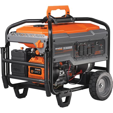 Generac Portable Generator — 10000 Surge Watts 8000 Rated Watts