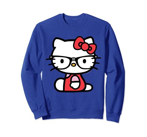 hello kitty nerd glasses sweatshirt