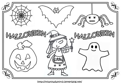 sur halloween Coloriage