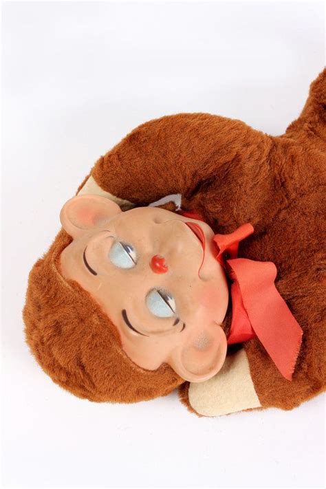 Knickerbocker Monkey Vintage 60s Sleepy Head By Cvcvintage Pet Toys