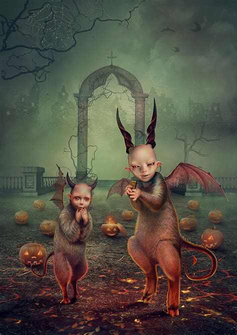 Evil Spirits Halloween By Vasylina On Deviantart