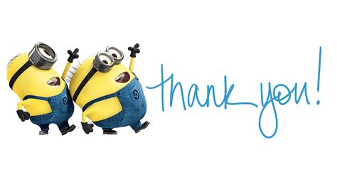 Thank You Minions Png Transparents Stickpng