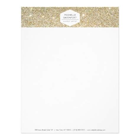 Get inspired by 124 professionally designed using your photos & logos letterhead templates. ELEGANT WHITE EMBLEM ON GOLD GLITTER Letterhead | Zazzle ...