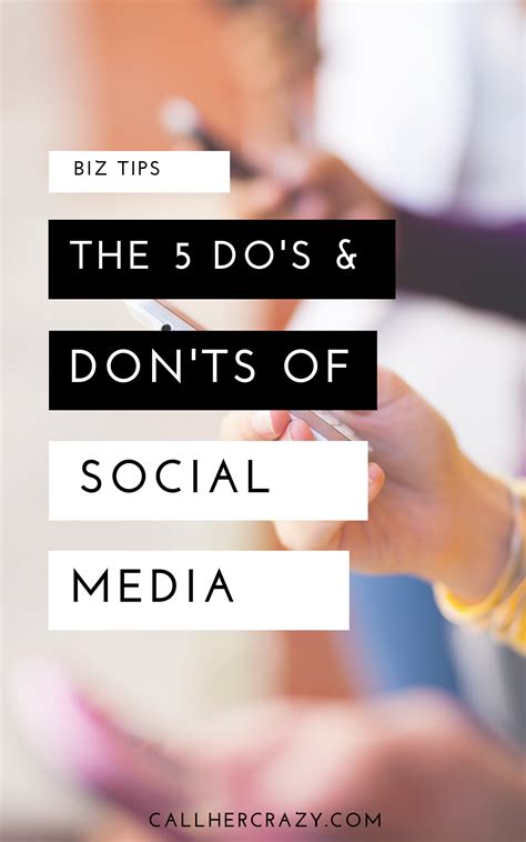 The 5 Dos And Donts Of Social Media Modern Day Motherhood And Homemaking Marketing Strategy