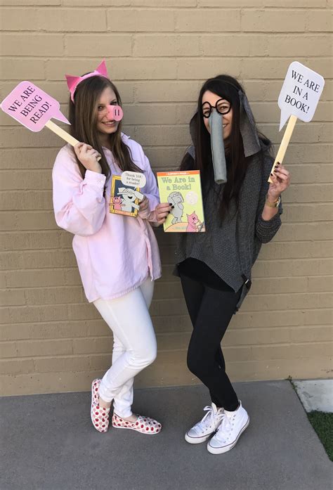 Elephant And Piggie Literary Costumes Book Costumes Teacher Costumes