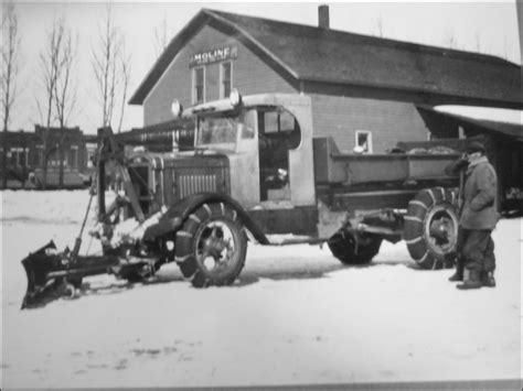 Snow And Ice Gerald R Ford Airport Plow Truck Antique Trucks Vintage