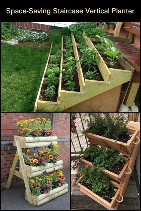 Staircase Vertical Planter Create A Space Saving Garden At Home The