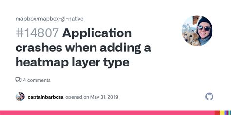 Application Crashes When Adding A Heatmap Layer Type Issue