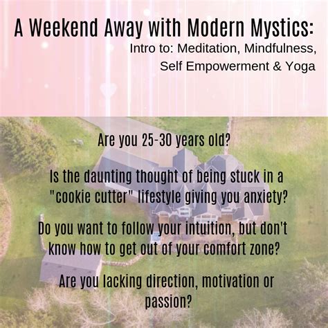 Modern Mystic Retreat Self Empowerment Empowerment Feel Good