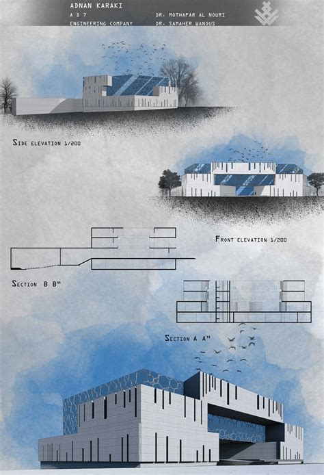 Engineering Company My Photoshop Architectural Presentation Board