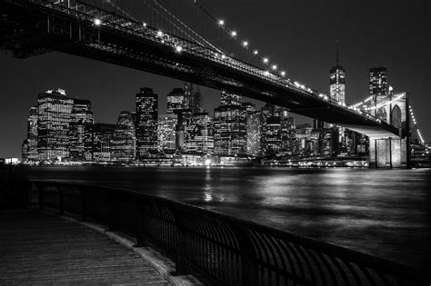 Black and white picture wall black and white pictures bridge wallpaper new york black and white nyc skyline concrete jungle brooklyn bridge brooklyn baby photography photos. Architects Paper Photo wallpaper «Brooklyn Bridge by Night ...
