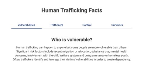Human Trafficking Myths Facts And Statistics Respect