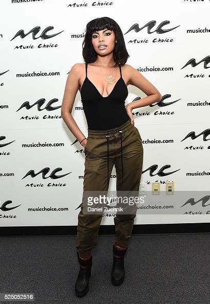 Rapper Leaf Visits Music Choice On April 27 2016 In New York City