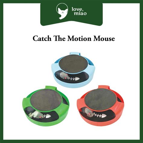 Cat Toy Catch The Mouse Moving Play Toy Interactive Plush Scratching