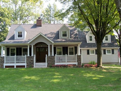 Also, keep in mind that the cape cod style generally includes skylights and steep pitched roofs. Front Porch Designs Cape Cod Utrails Home Design Front ...