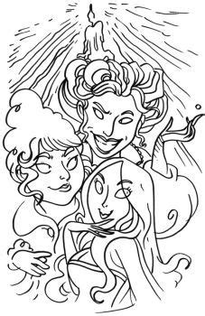 Product details the print this giclée print delivers a vivid image with maximum color accuracy and exceptional resolution. Hocus Pocus by secondlina | Halloween coloring pages ...