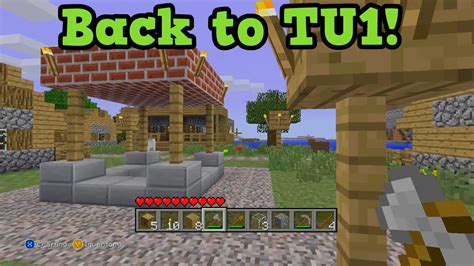 Minecraft Tu1 Tutorial Play Old Biomes Crafting Glitches