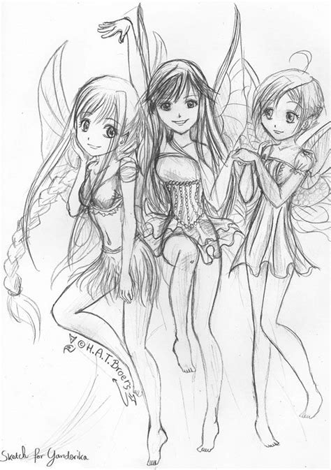 Anime Fairy Drawings
