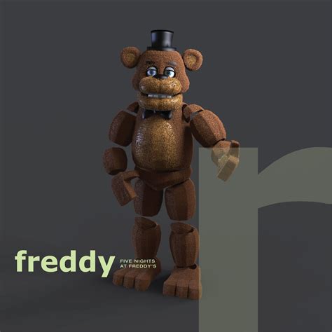 Freddy Fazbear Inspired Diy Cosplay Pepakura Foam Template Etsy