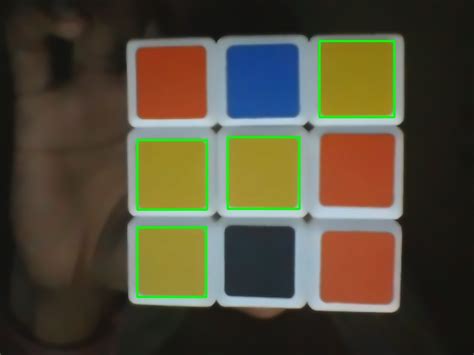Python Opencv Rubiks Cube Solver Color Extraction Itecnote