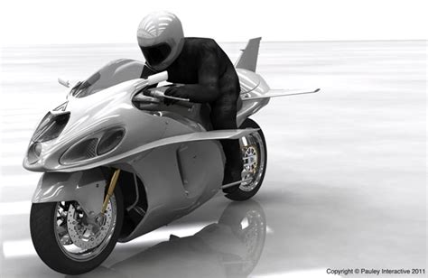 Bullet Flying Superbike Has Been Designed With Four Short Wings A Tail
