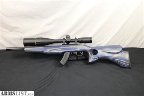 Armslist For Sale Kidd Ruger1022 Blue Stock With A 6 24 Sniper Scope
